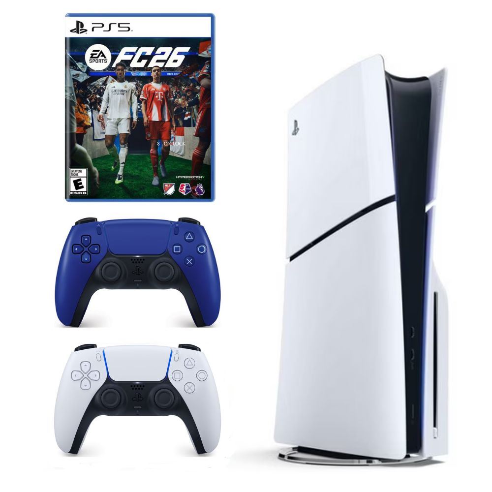 Consola PlayStation 5 + Mando Dualsense Azul Cobalto + FC 26 PlayStation 5